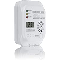 SEBSON Detector monoxido de Carbono- EN 50291- Alimentado por baterías- CO Alarma- Detector de Gas con Pantalla e…